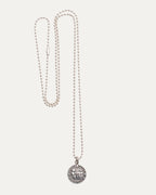 Angel Medallion Pendant on Ball Chain