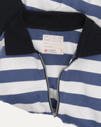 Striped Quarter Zip Long Sleeve T-Shirt