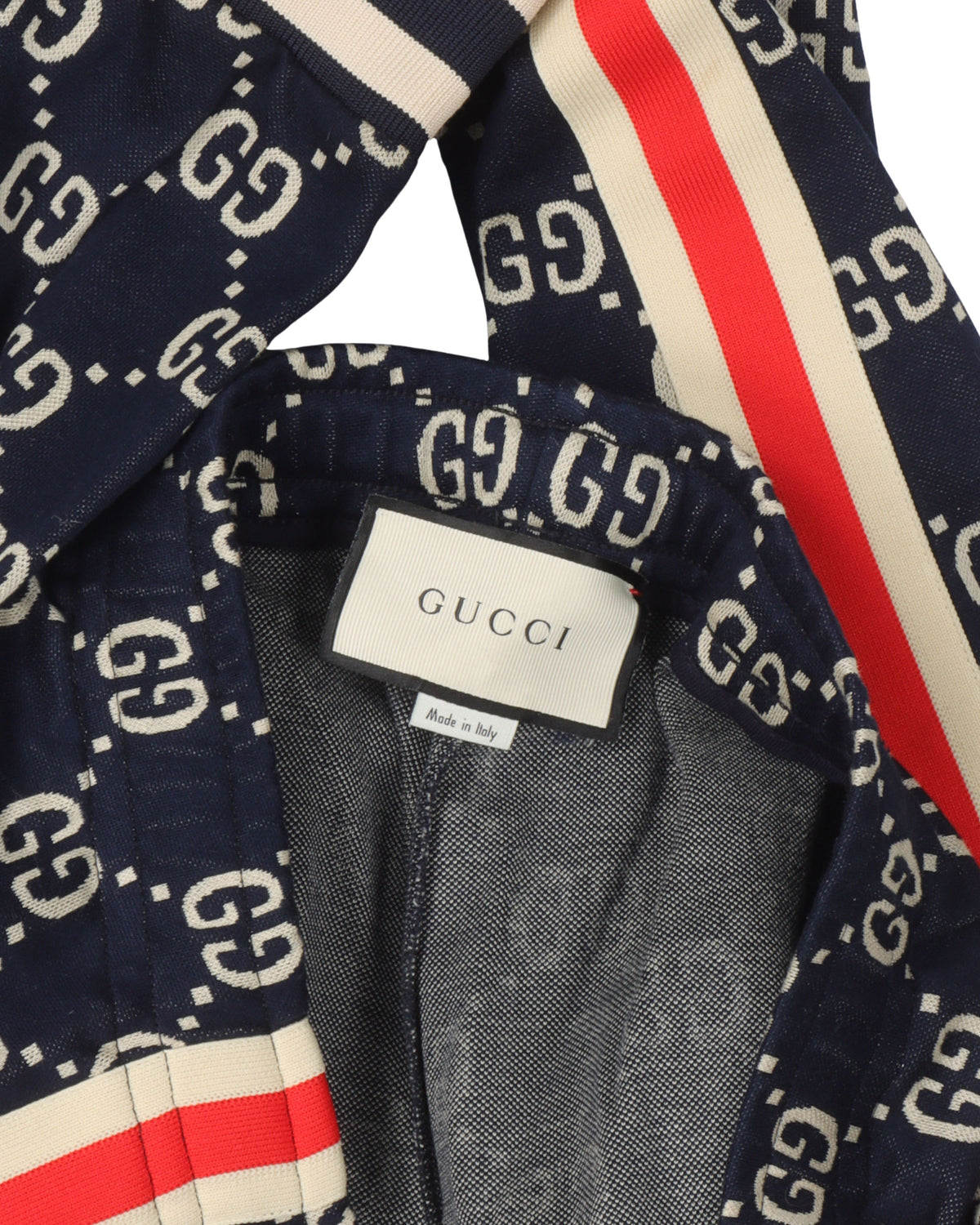 Side-Stripe Jacquard Monogram Track Pants