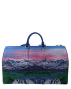 Multicolor Jacquard Polyester Landscape Keepall 50 Bandouliere (2022)