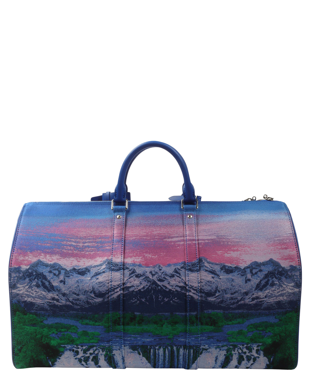 Multicolor Jacquard Polyester Landscape Keepall 50 Bandouliere (2022)