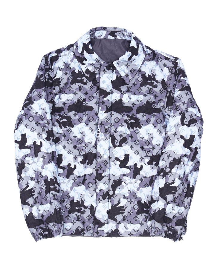 Reversible Camouflage Monogram Padded Jacket