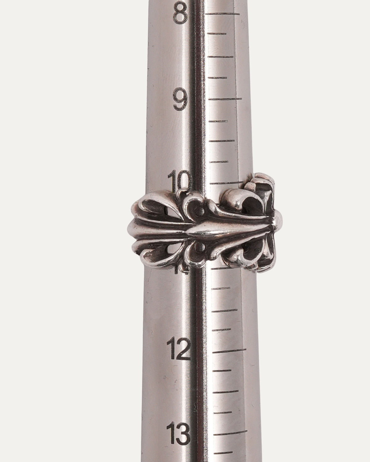 Double Floral Cross Ring