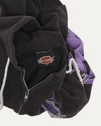Harley Davidson Flame Sleeve Zip Up Hoodie