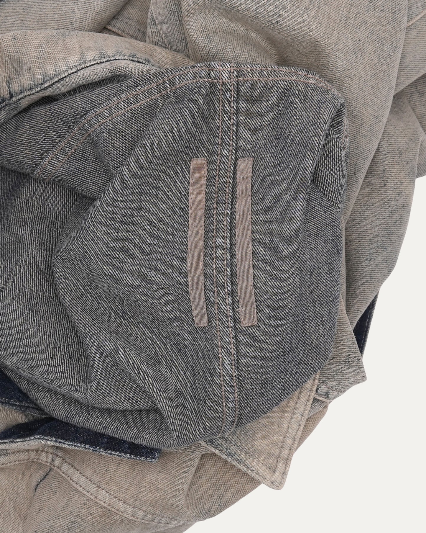Acid Wash Oversized Denim Jacket