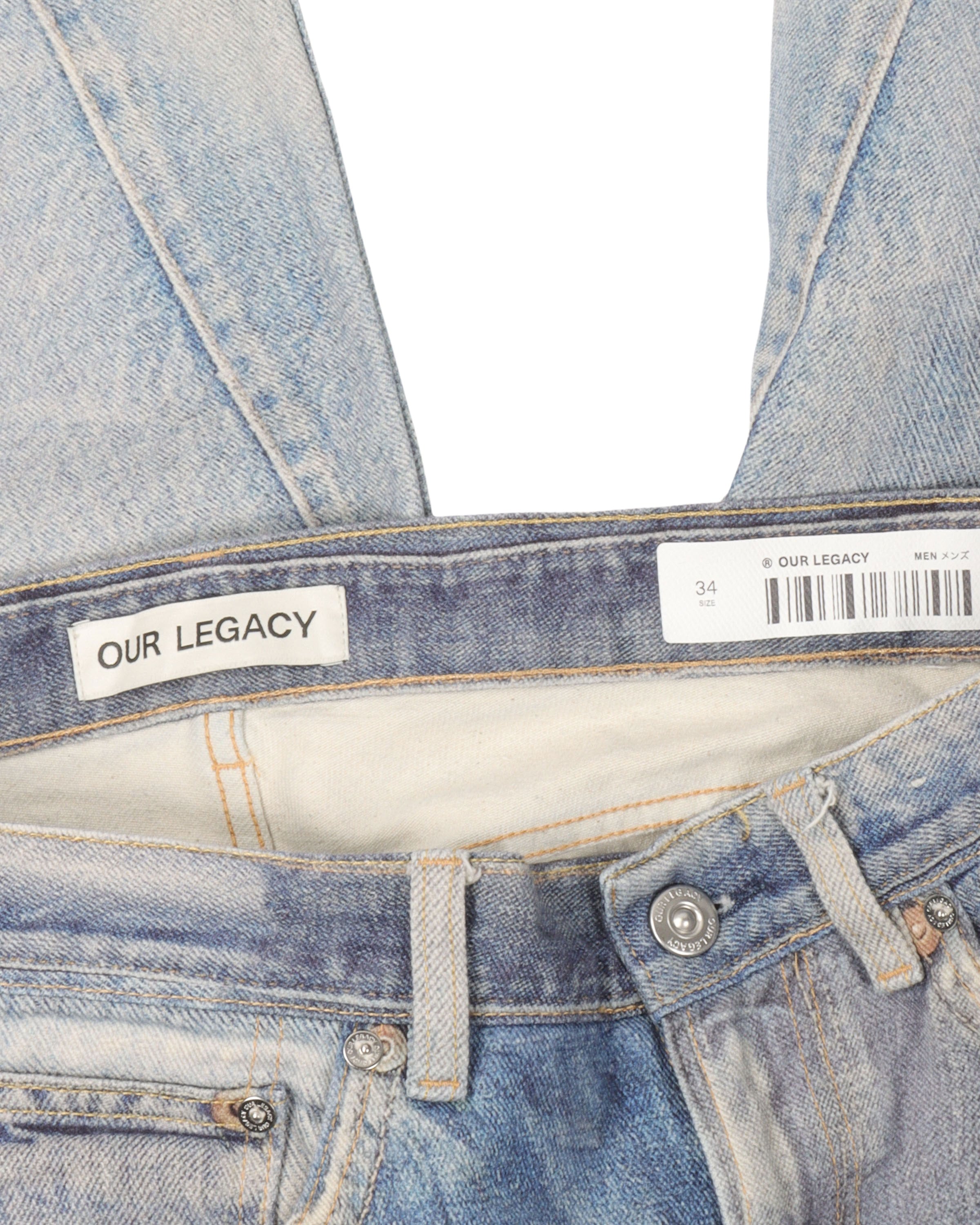 Digital Denim Print Jeans