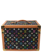 Takashi Murakami Black Monogram Multicolor Canvas Boite Pharmacie