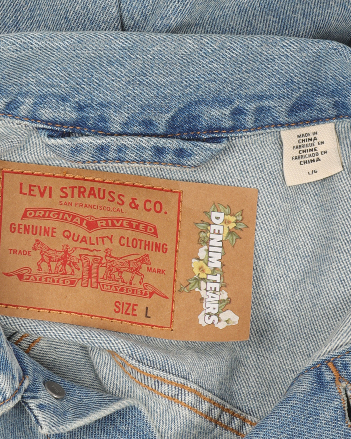 Levi's Cotton Wreath Denim Jacket
