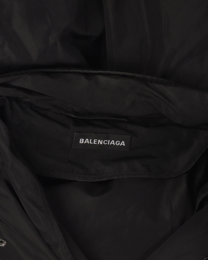 Back Logo Nylon Windbreaker Jacket