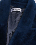 Hourglass Shearling Double Breasted Coat