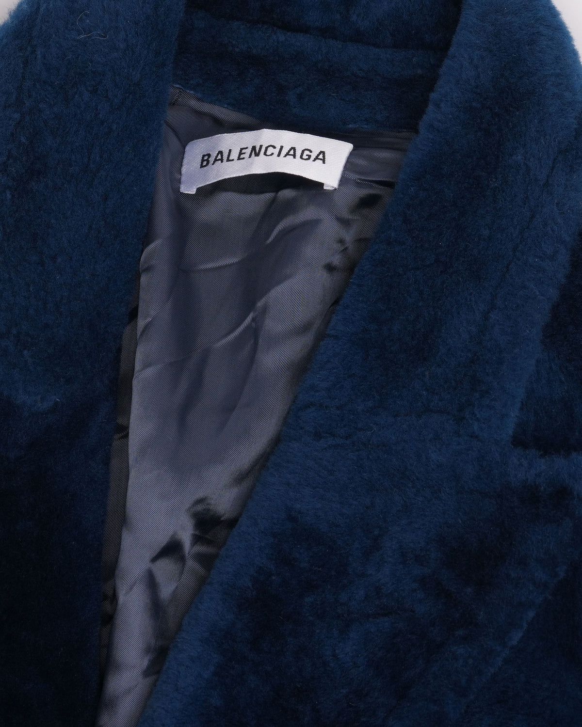 Hourglass Shearling Double Breasted Coat