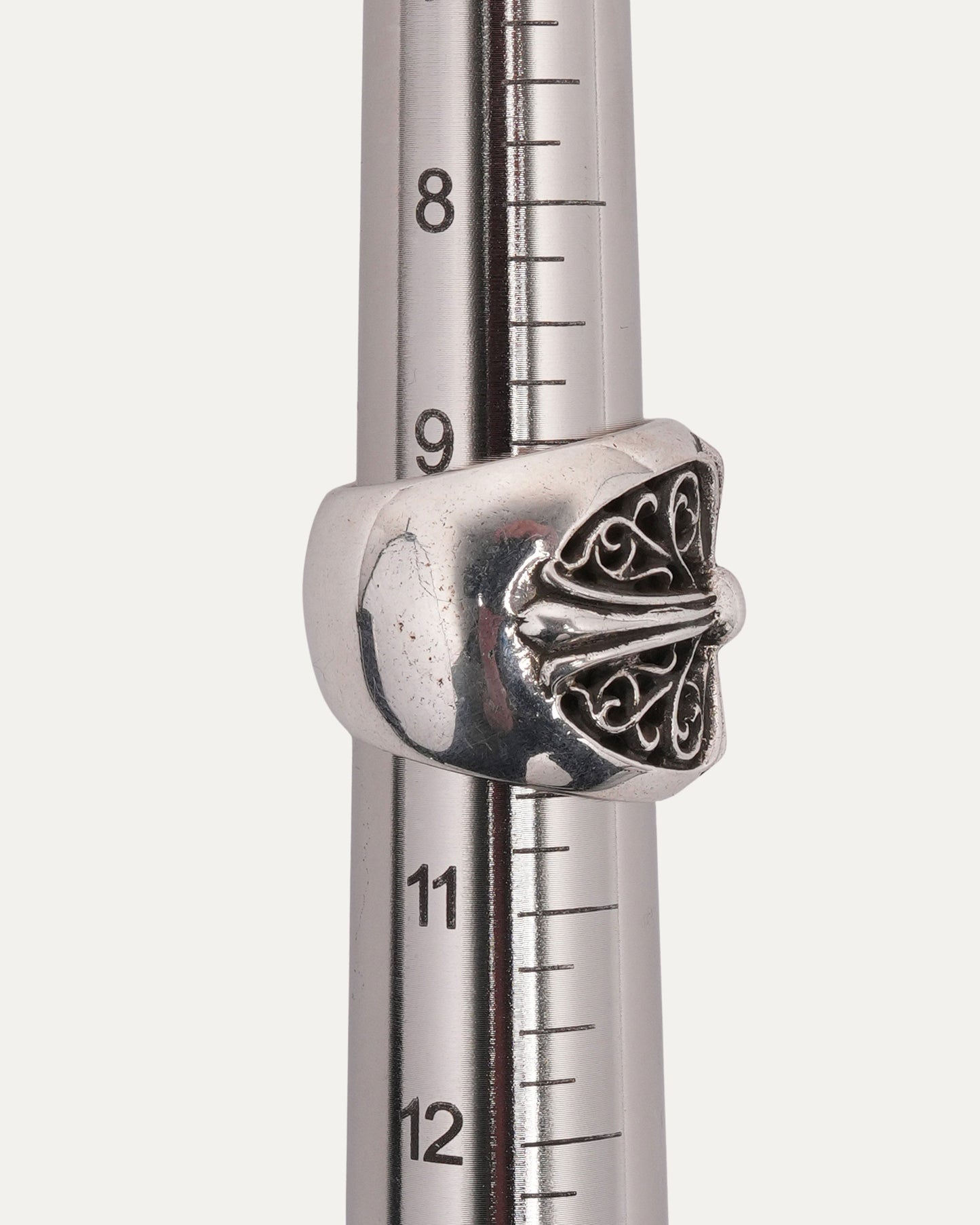 Oval Cross Ring