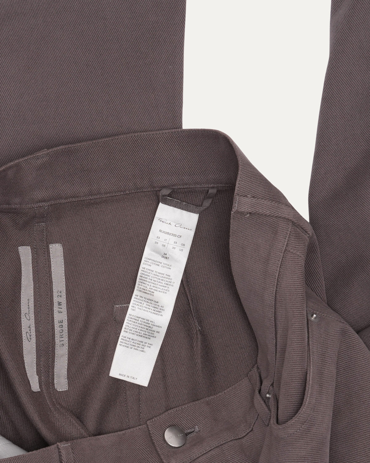 FW 22 Strobe Canvas Pants