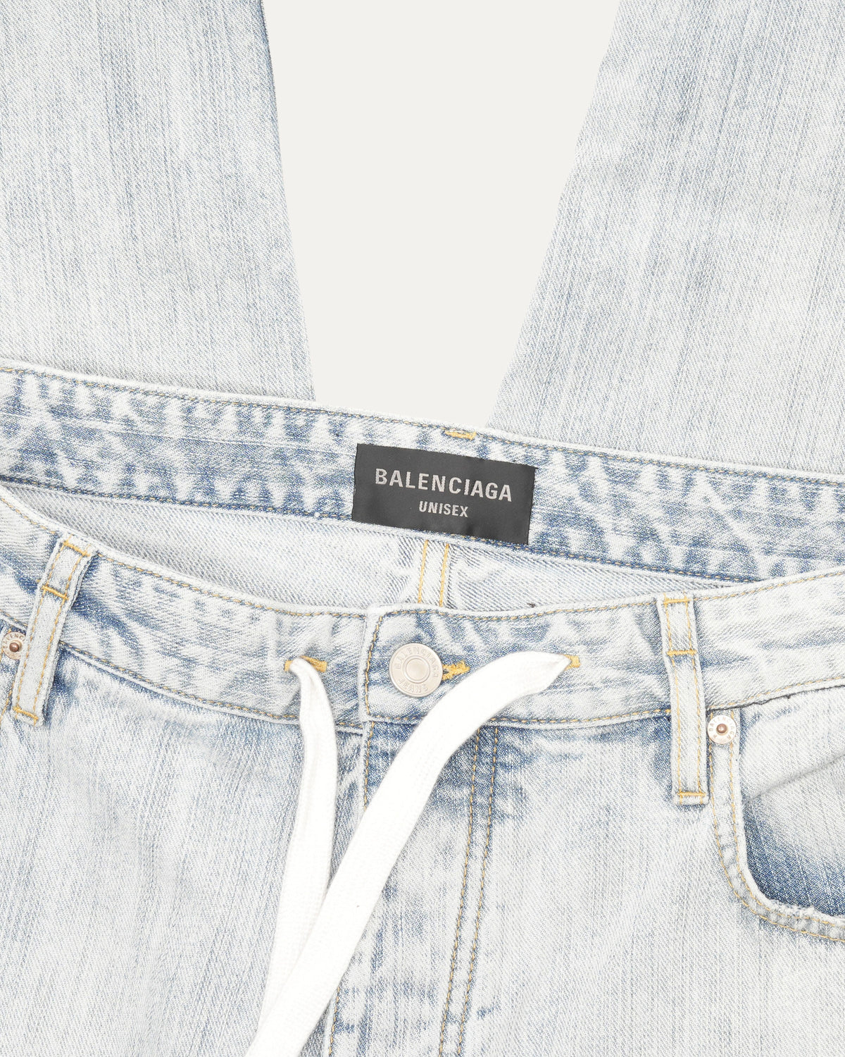 Shoelace Belt Jeans
