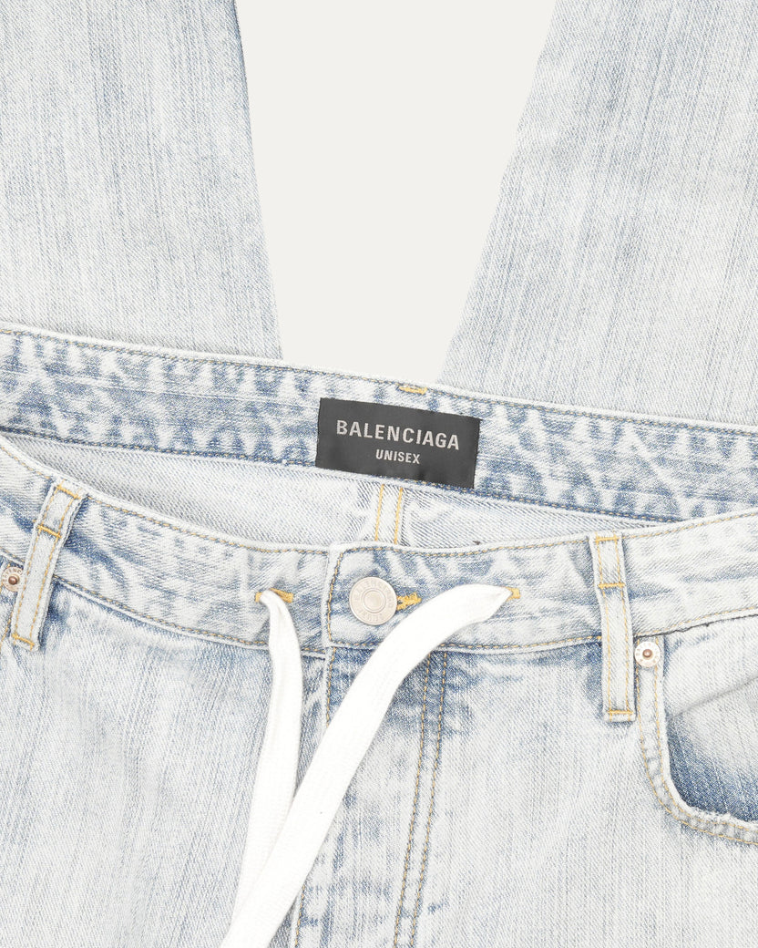 Shoelace Belt Jeans