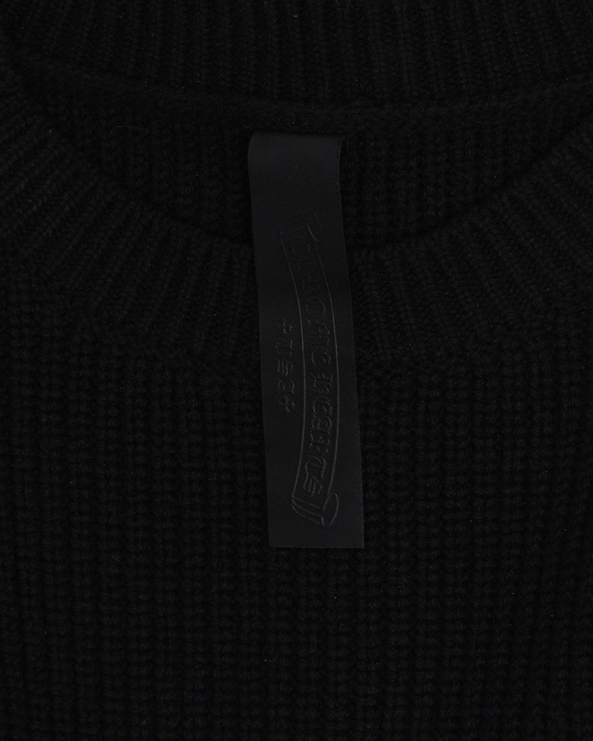 Cashmere Cross Patch Sweater