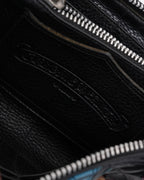 Cross Patch Quilted Long Zip Wallet