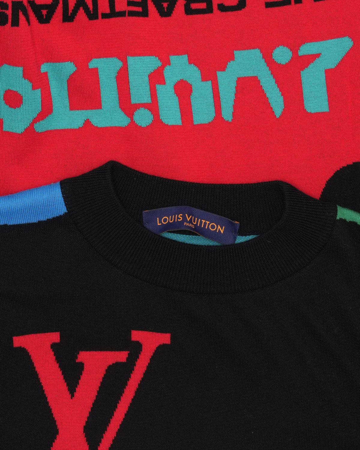 2054 Multi Logo Intarsia Knit Sweater