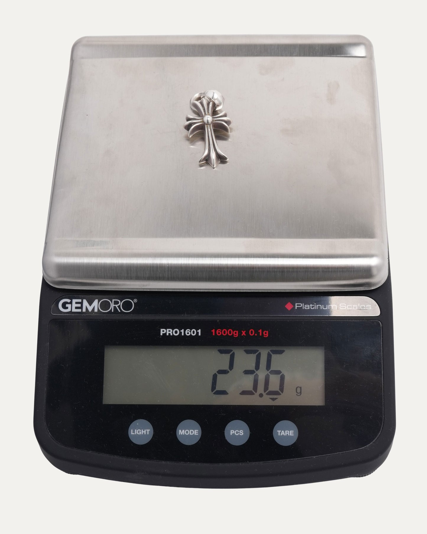 Silver Cross Pendant with Bale