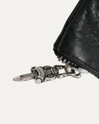 Cross Patch Zip Wallet