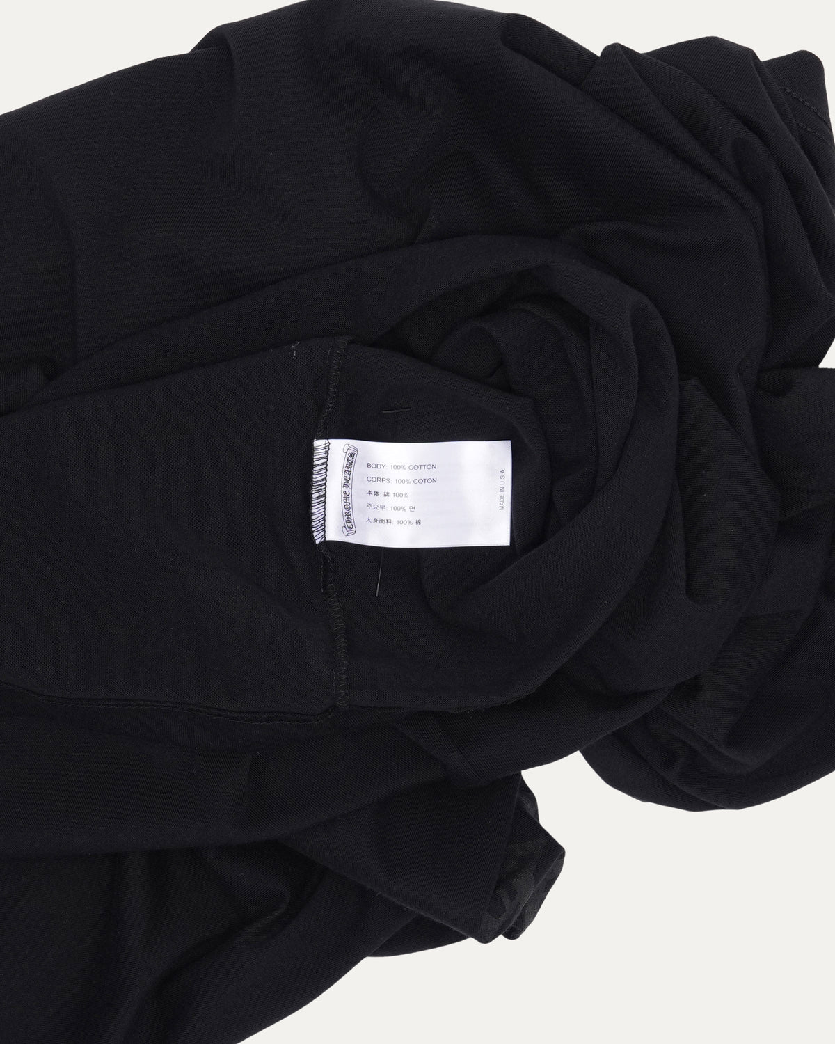 Tonal Neck Logo Long Sleeve Pocket T-Shirt