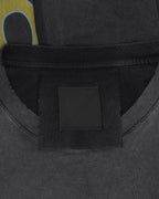 Flame Sleeve Double Layer T-Shirt