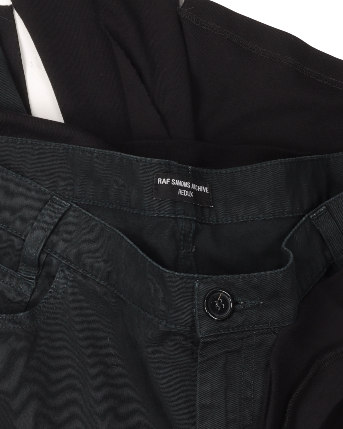 Archive Redux AW04 T-Shirt Layered Slim Leg Jeans