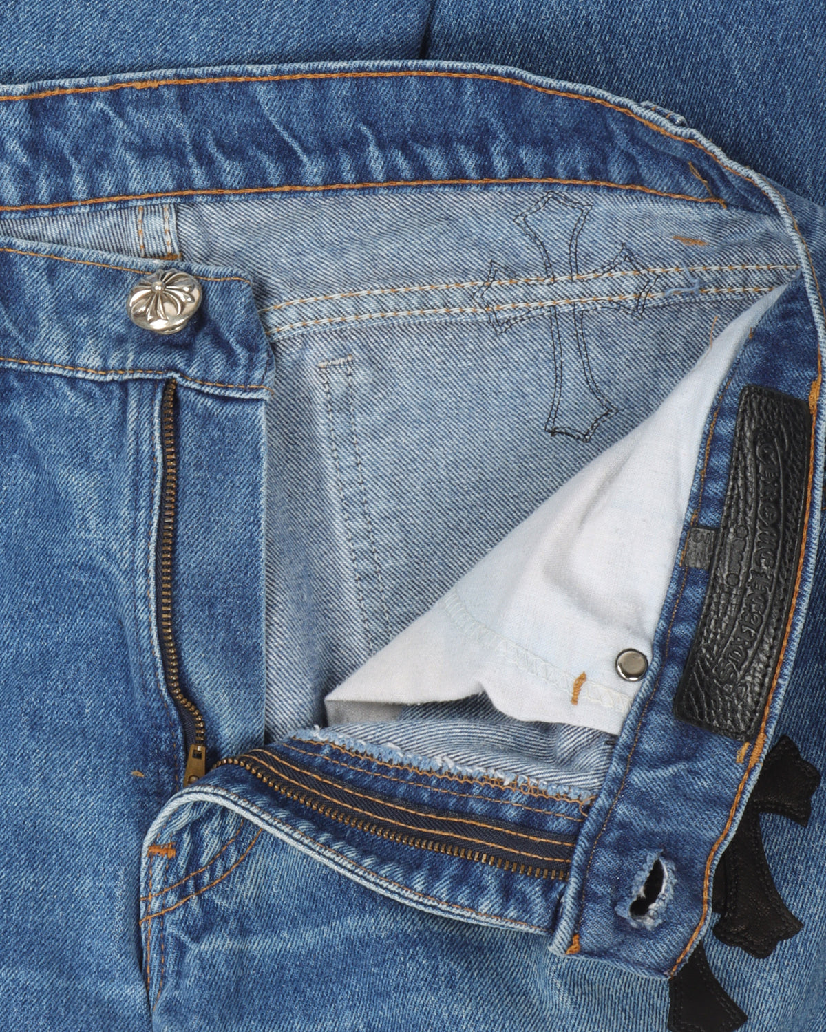 Levi's Orange Tab Cross Patch Jeans