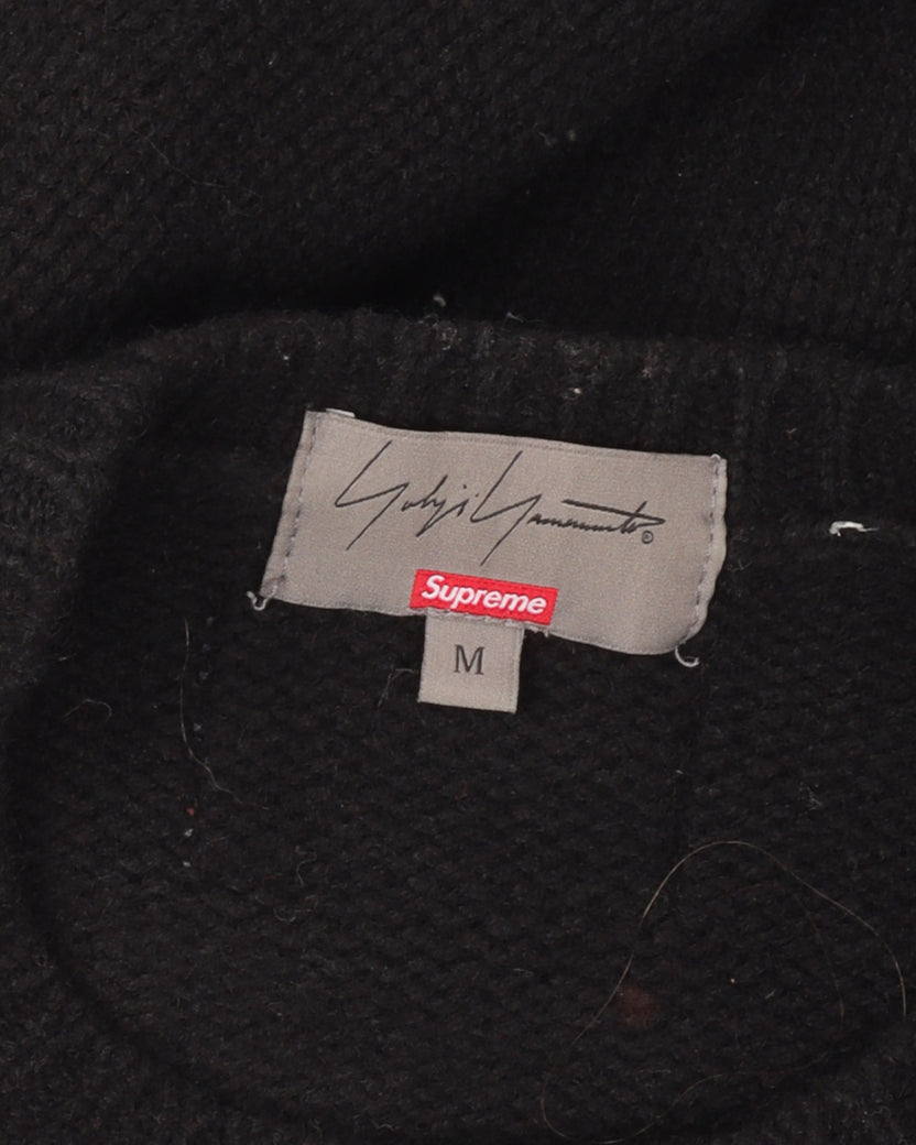 Supreme x Yohji Yamamoto Knitted Beanie - Black