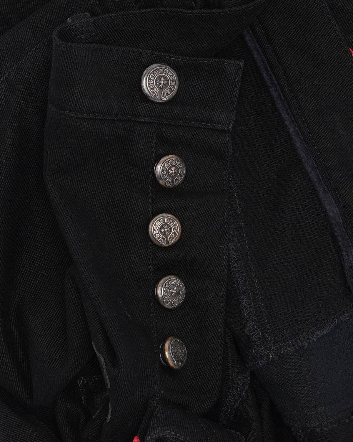 Fleur Knee Cross Star and Dagger and Patch Jeans