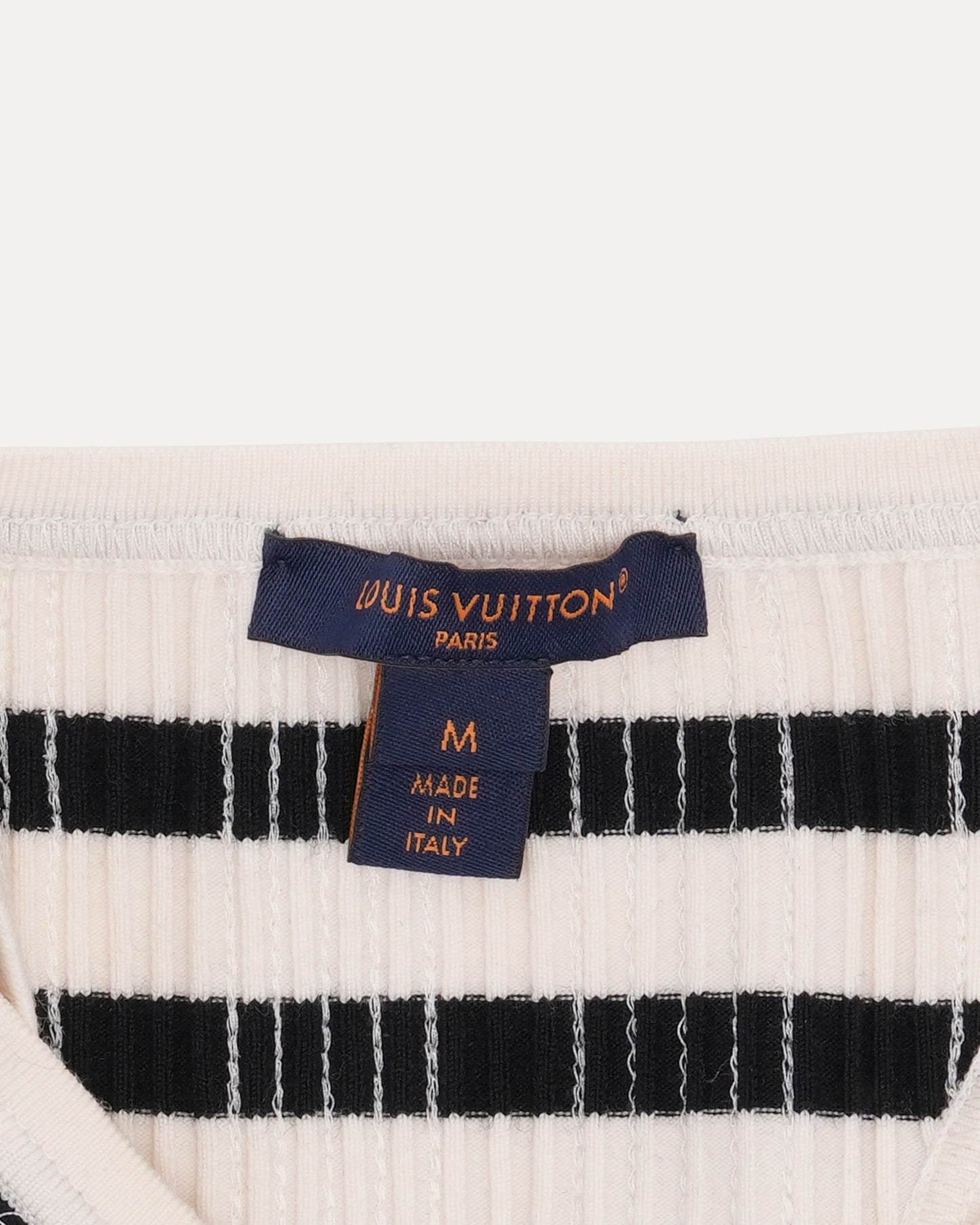 Striped Sequin Knit Crop Top