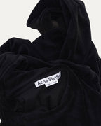 Velour Logo Hoodie