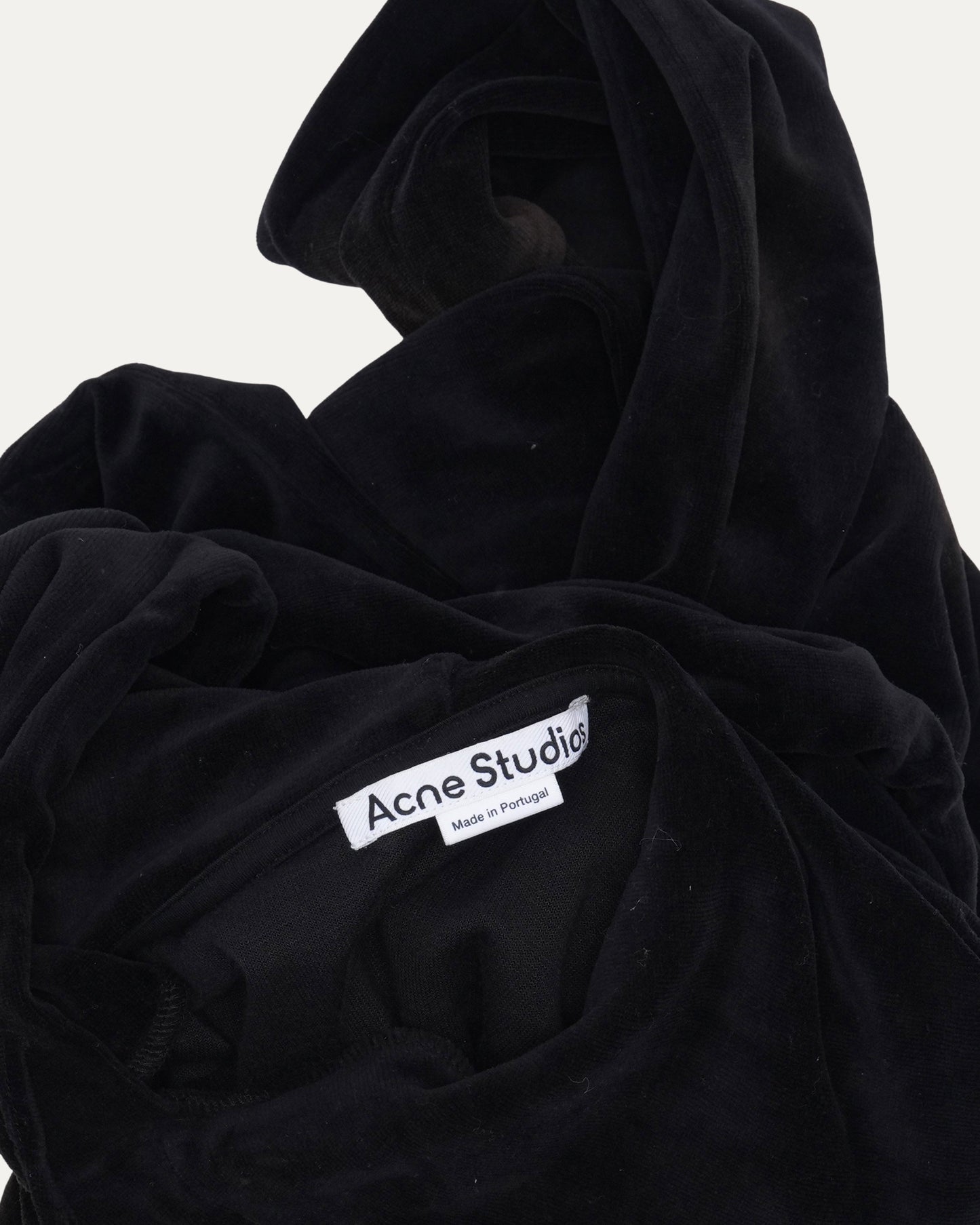Velour Logo Hoodie