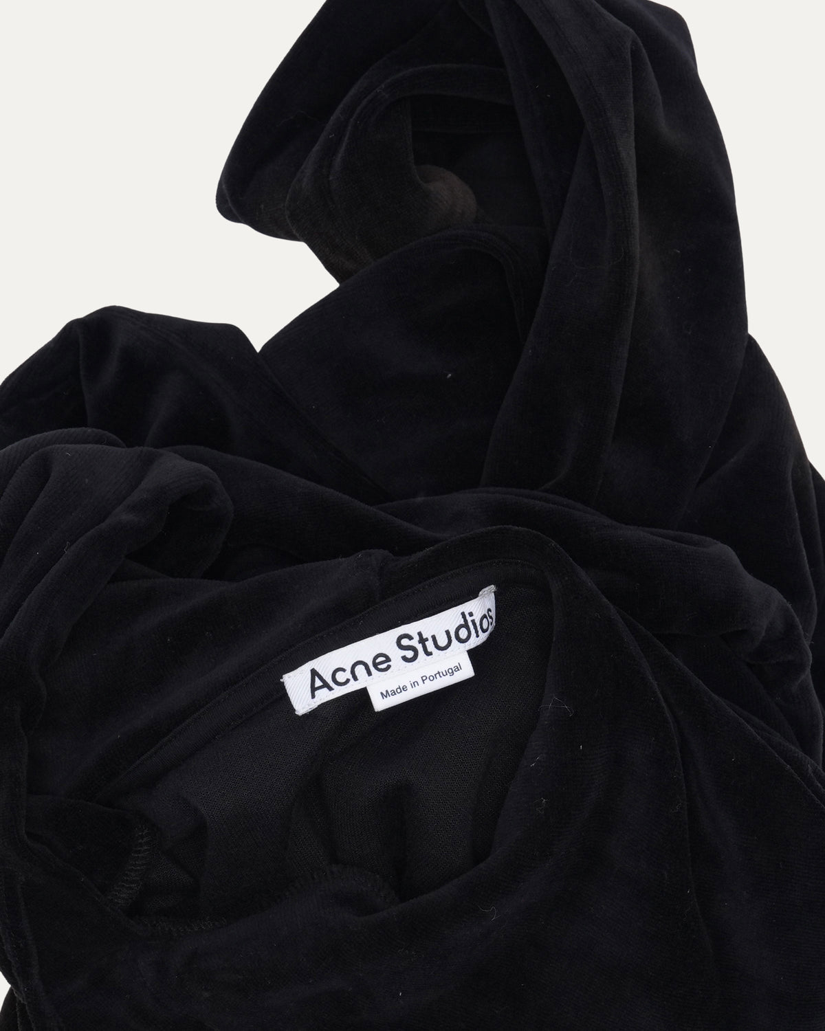 Velour Logo Hoodie