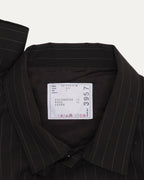 Wool-Blend Chalk Stripe Jacket