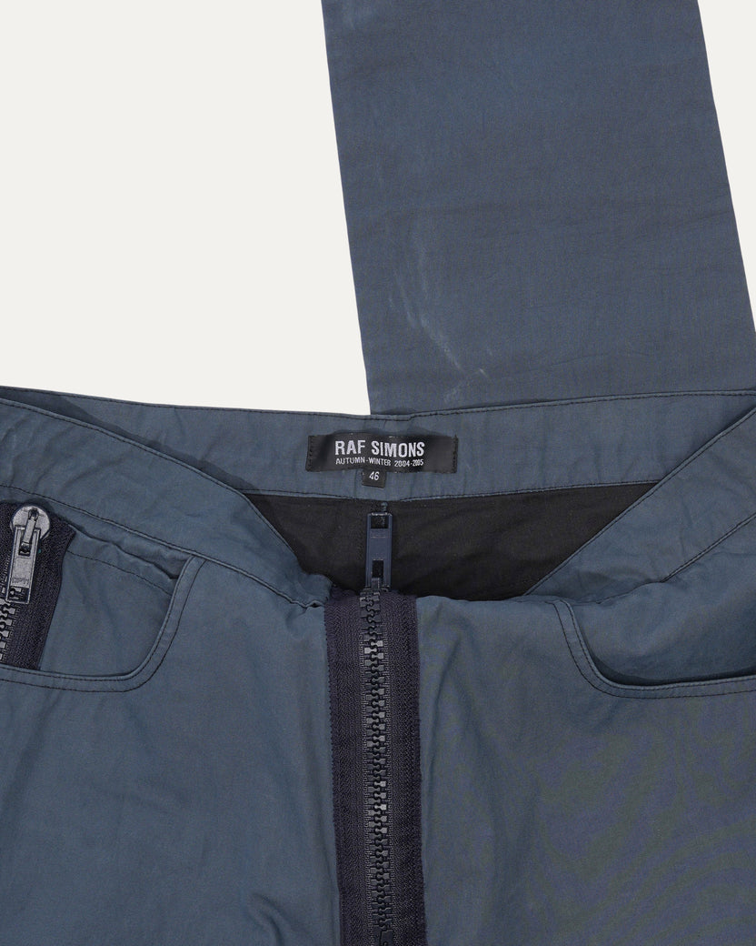 Exposed Zipper Fly Pants