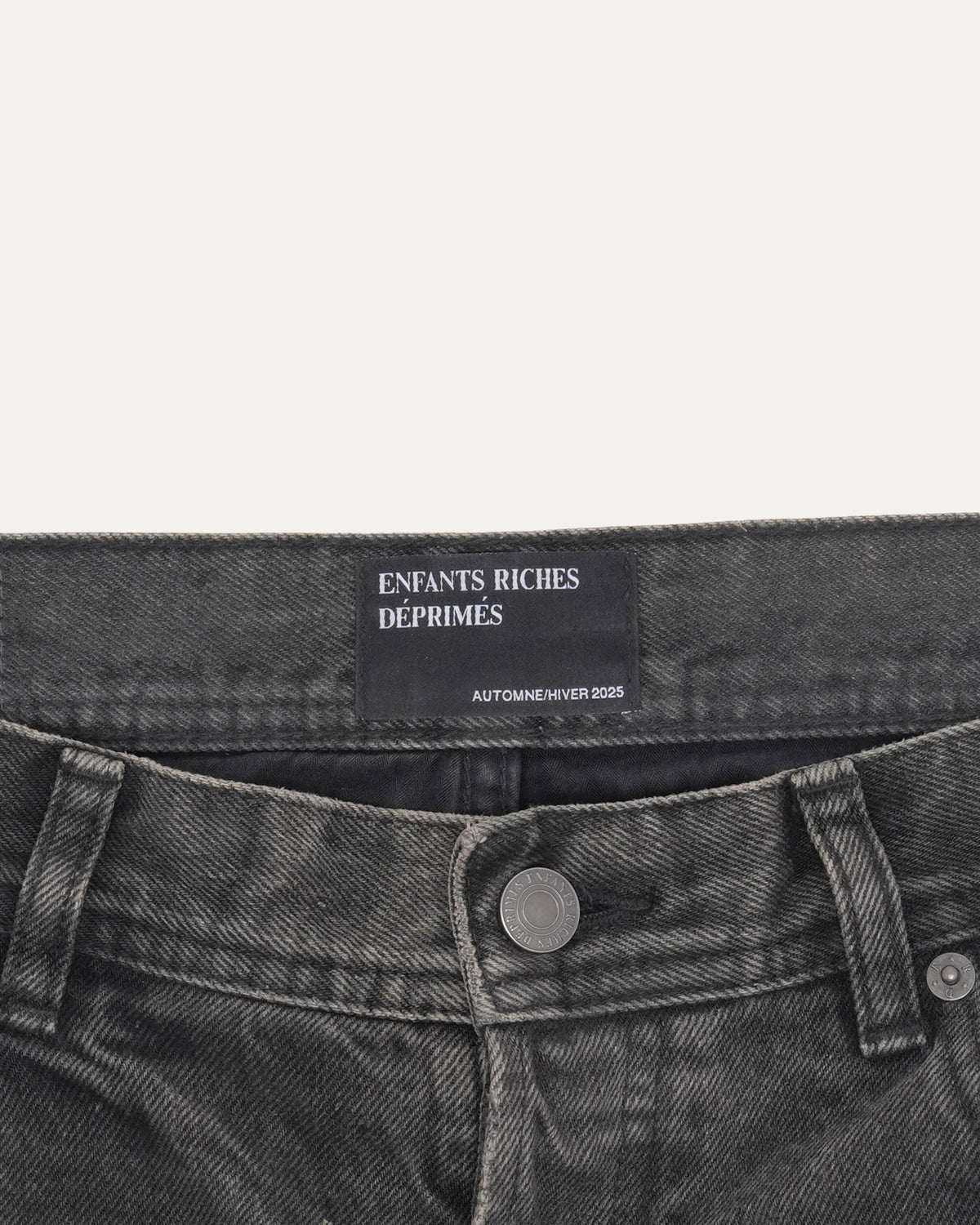 Straight Leg Distressed Jeans