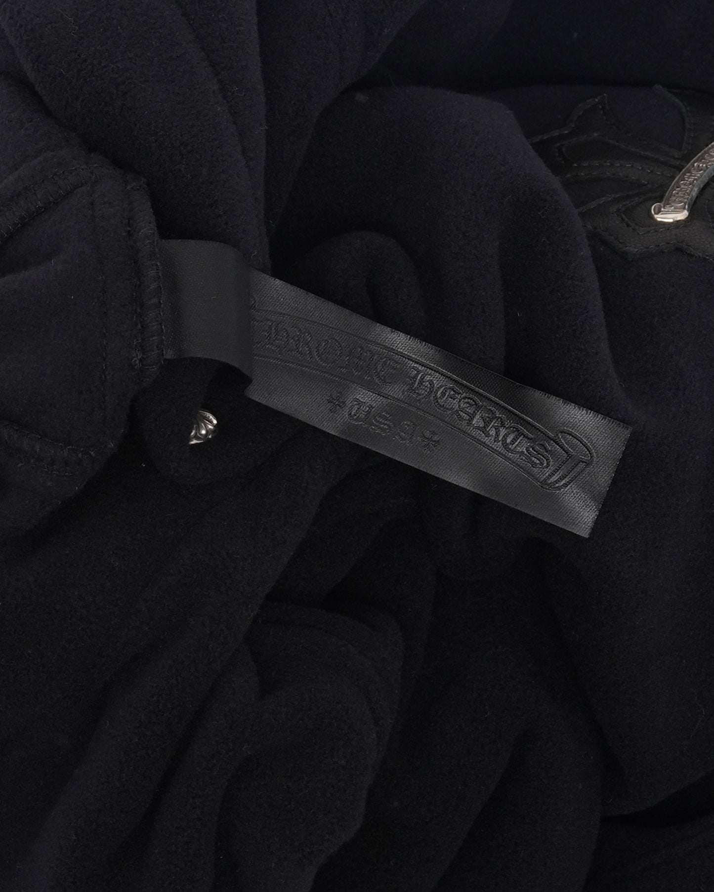 Fleece Plus Cross Patch Hoodie