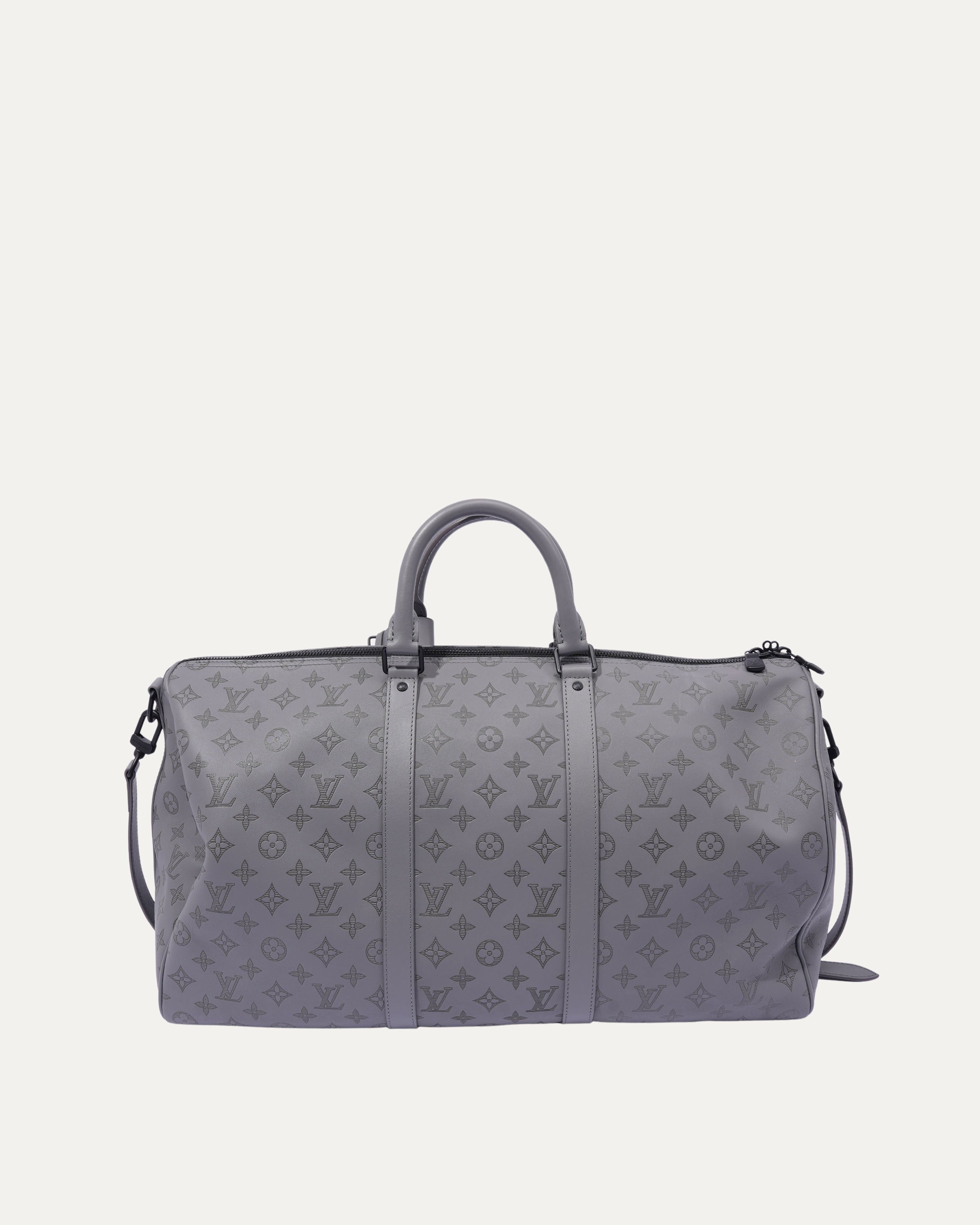 Calfskin Monogram Shadow Keepall Bandouliere 50