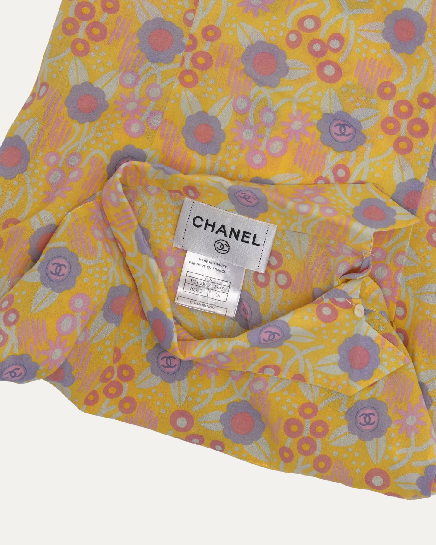 Sleeveless Floral Blouse