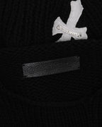Cross Patch Cashmere Sweater