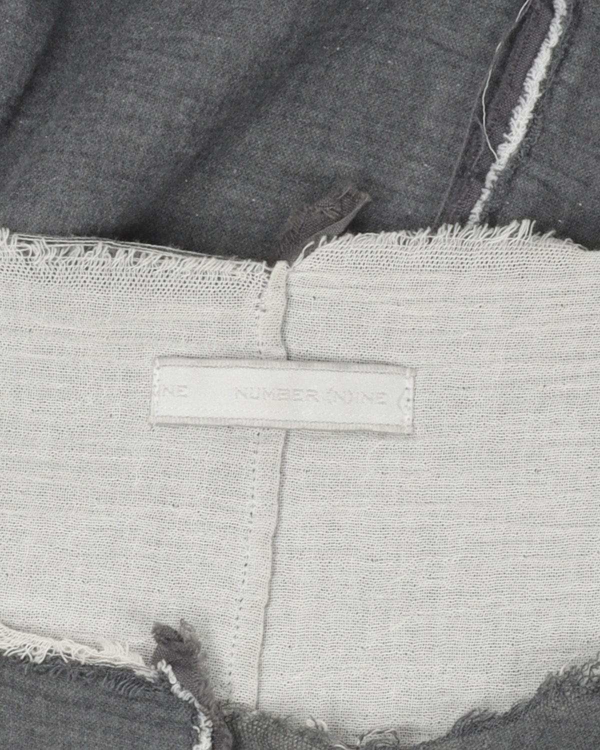 Raw Edge Distressed Long Sleeve T-Shirt