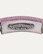 Pink Sapphire Double ID Bracelet