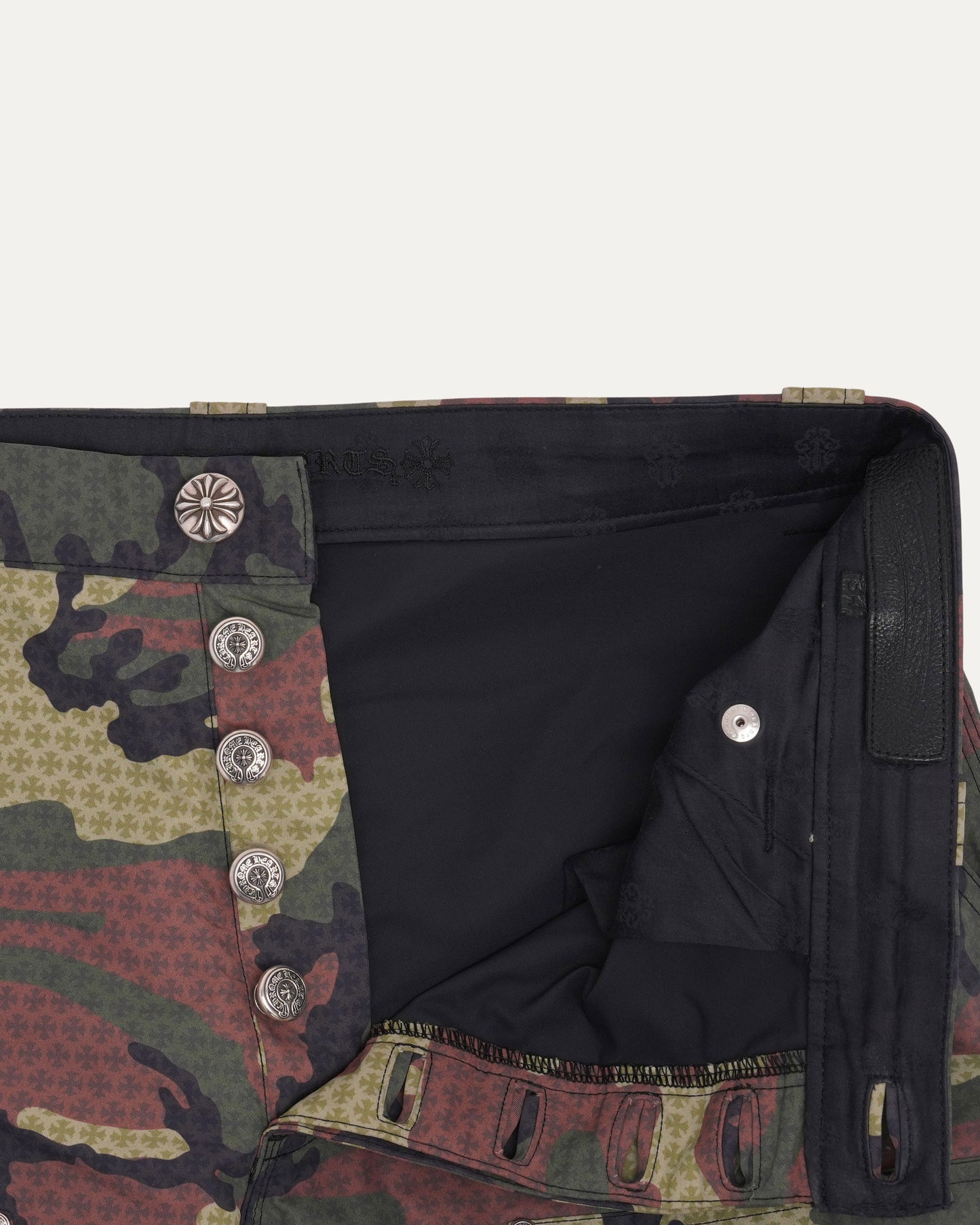 Camouflage Nylon Double Knee Pants
