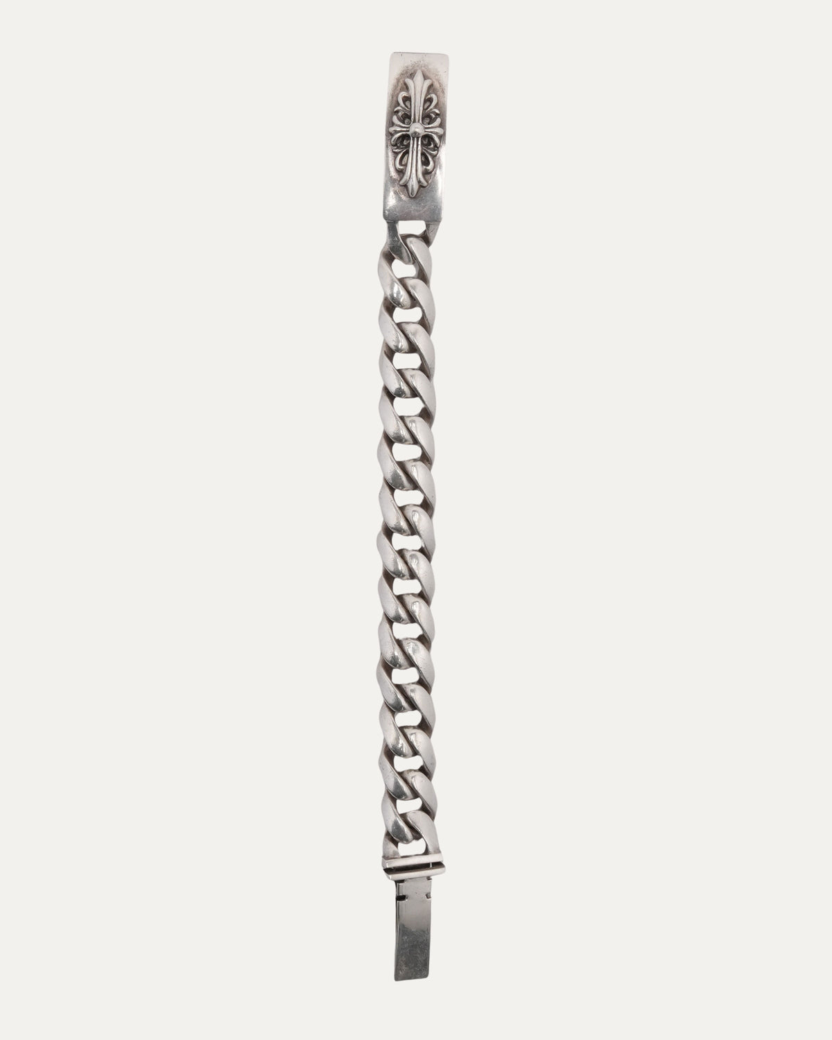 Floral Cross ID Bracelet