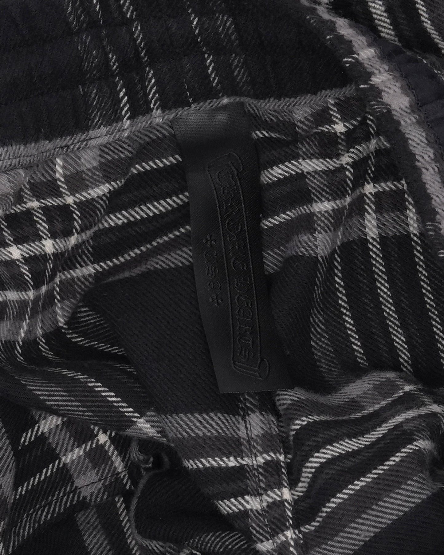 After School Cross Patch Flannel Shorts
