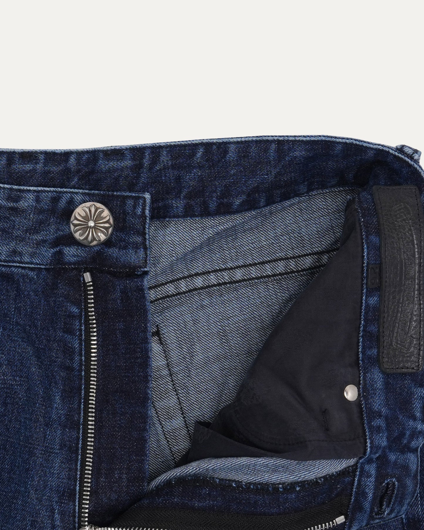 Turbo Diesel Cross Patch Jean Shorts