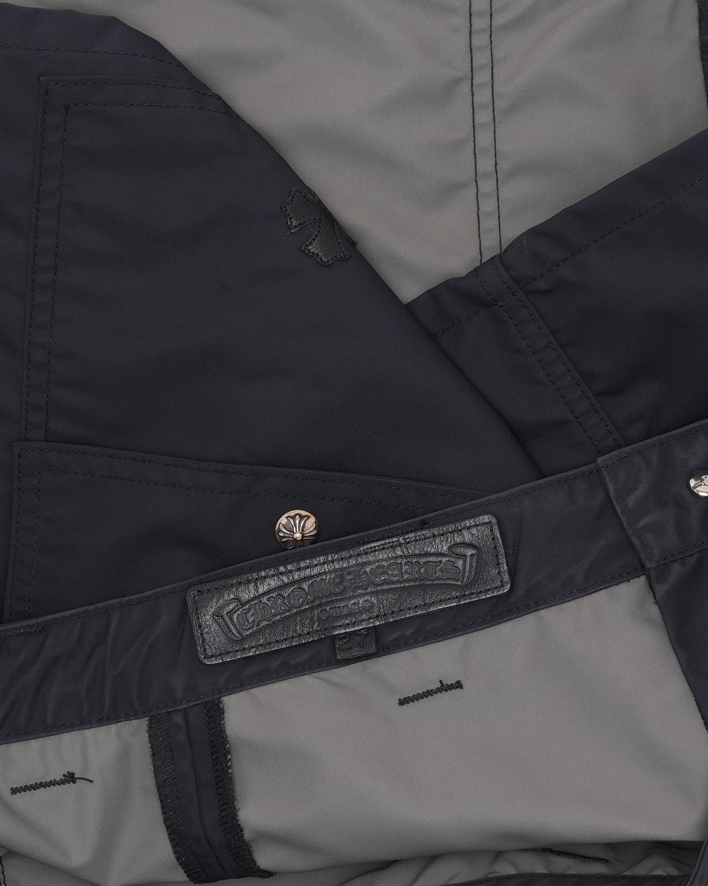 Cross Patch Nylon Cargo Skirt