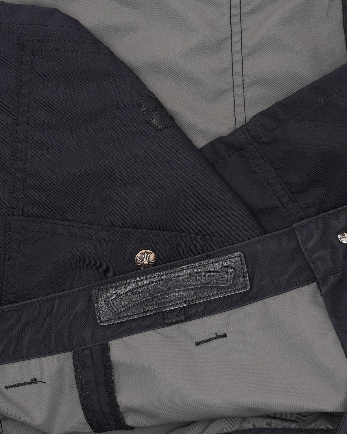 Cross Patch Nylon Cargo Skirt