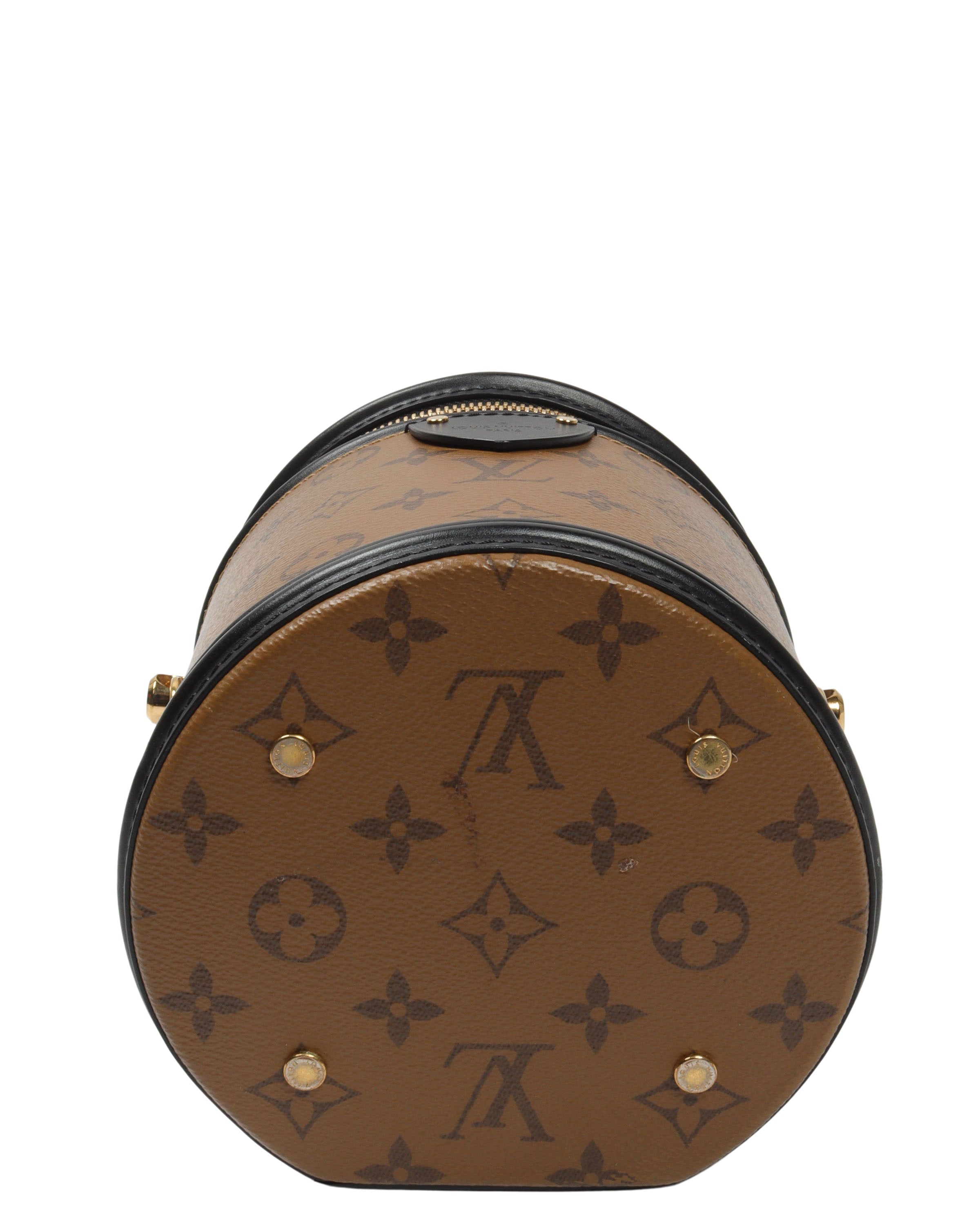 Louis Vuitton Paris LV Brown Monogram Cannes Women's Crossbody Bucket Bag